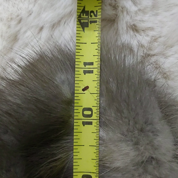 Vintage 1950's Grey Fur Mink Cloche Bucket Hat - Picture 7 of 8